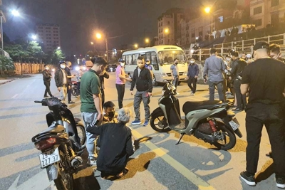 Hà Nội: Tạm giữ hình sự 6 đối tượng trong nhóm "quái xế" gây náo loạn đường phố