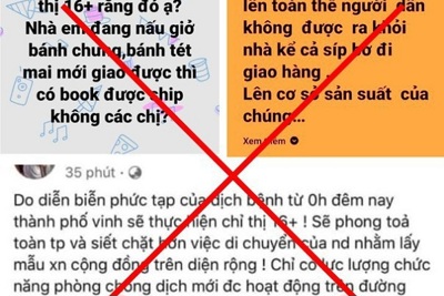 Nghệ An: Đưa thông tin sai sự thật lên Facebook cá nhân, ba người bị phạt 25 triệu đồng