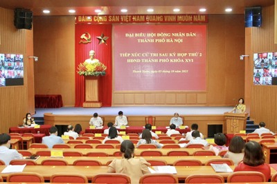 Cử tri quận Thanh Xuân kiến nghị đẩy nhanh tiến độ thực hiện các dự án “treo”