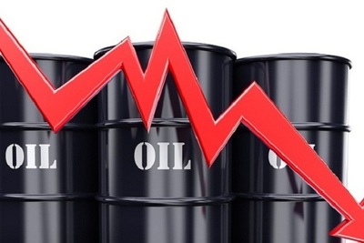Lao dốc mạnh, dầu Brent giảm tới 1,13 USD/thùng