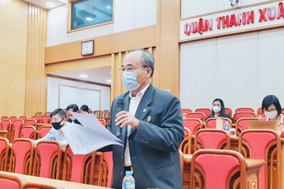 Cử tri quận Thanh Xuân kiến nghị sớm thực hiện các dự án “treo”