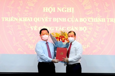 Ông Lê Hải Bình được bổ nhiệm giữ chức vụ Phó Trưởng ban Tuyên giáo Trung ương