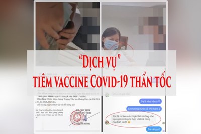 Cơ quan công an vào cuộc làm rõ vụ việc tiêm vaccine “thần tốc”