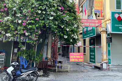 Hà Đông: Phong tỏa tạm thời khu dân cư ở phường Quang Trung do có 2 ca mắc Covid-19