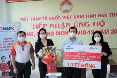 Tập đoàn Sovico, HDBank và các đơn vị thành viên tiếp tục hỗ trợ công tác phòng chống dịch bệnh