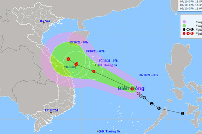 Áp thấp nhiệt đới có khả năng mạnh lên thành bão, miền Trung mưa lớn