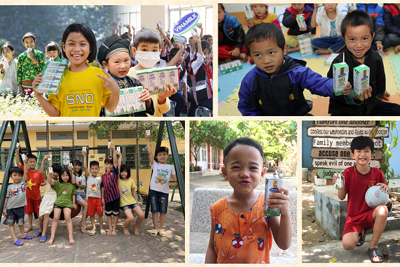 Cùng góp điểm xanh, cho Việt Nam khỏe mạnh - Hoạt động của Vinamilk để mang 1 triệu ly sữa cho trẻ em khó khăn