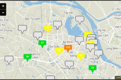 Ngày 3/10, chất lượng không khí tại Hà Nội duy trì ở mức trung bình