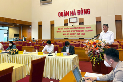 Tổ đại biểu số 10 HĐND TP Hà Nội khóa XVI tiếp xúc cử tri quận Hà Đông