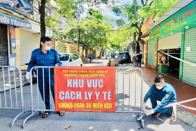 Hà Nội: Gỡ phong tỏa nhà E8 Thanh Xuân Bắc