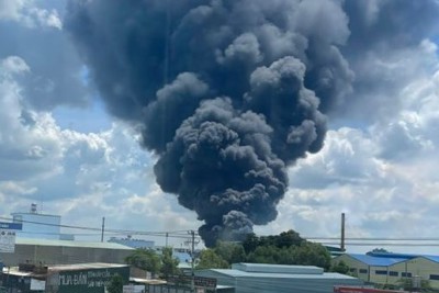 Bình Dương: Cháy lớn tại một công ty đang thực hiện “3 tại chỗ”