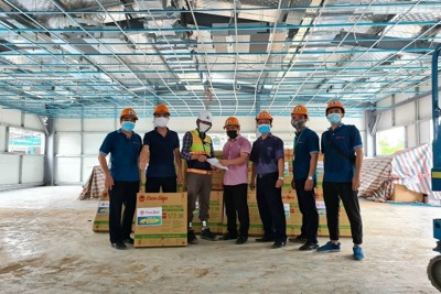 Hà Nội: Công ty CP bóng đèn phích nước Rạng Đông chung tay cùng bệnh viện tuyến đầu chống dịch Covid-19