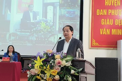 Đại biểu HĐND TP Hà Nội tiếp xúc cử tri huyện Đan Phượng trước Kỳ họp thứ 3