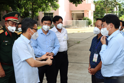 Phó Thủ tướng Vũ Đức Đam kiểm tra công tác phòng chống dịch Covid-19 tại 3 tỉnh miền Tây