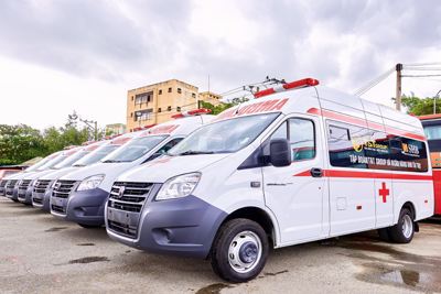 T&T Group và SHB tặng xe cứu thương hỗ trợ Quảng Trị và Quảng Bình chống dịch