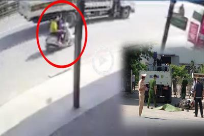 [Clip] Xe tải ôm cua va chạm với xe máy, 1 người tử vong