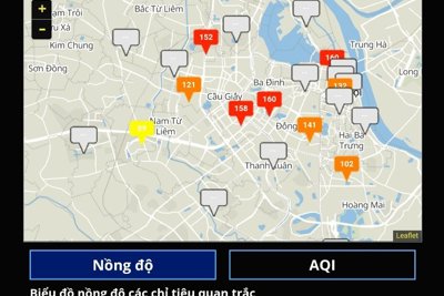 Đầu tuần, chất lượng không khí tại Hà Nội chuyển biến xấu