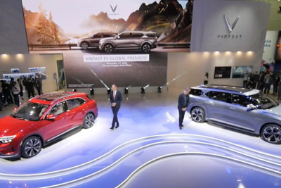 VinFast VF e35 và VF e36 ra mắt tại LA Auto Show 2021