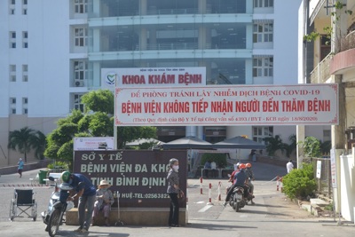 Phát hiện chùm ca mắc Covid-19 liên quan Bệnh viện đa khoa tỉnh Bình Định