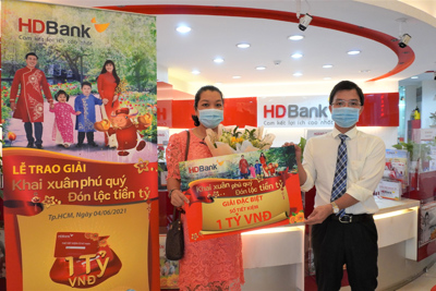 Danh sách khách hàng trúng hơn 11 tỷ đồng từ HDBank