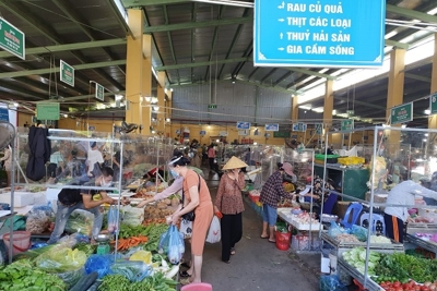 Long Biên: Triển khai mô hình “Chợ an toàn” phòng, chống dịch bệnh lây lan