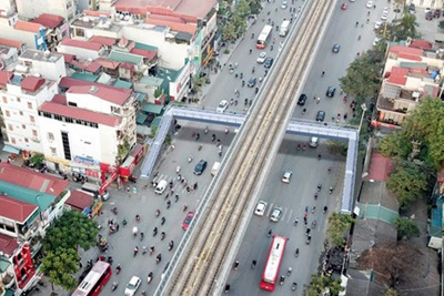 Hà Nội chi 3,8 tỷ đồng xây dựng cầu vượt cho người đi bộ qua đường Nguyễn Trãi