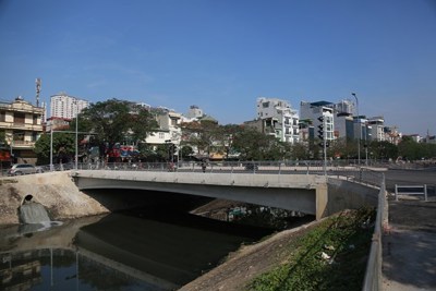 Hà Nội: Hoàn thành cây cầu gần 28 tỷ đồng bắc qua sông Tô Lịch