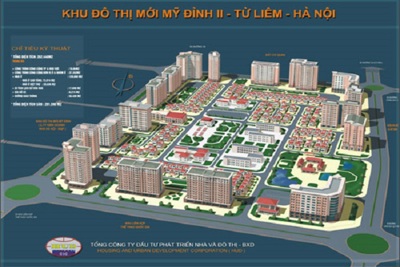 Hà Nội: Điều chỉnh cục bộ quy hoạch chi tiết Khu đô thị mới Mỹ Đình II