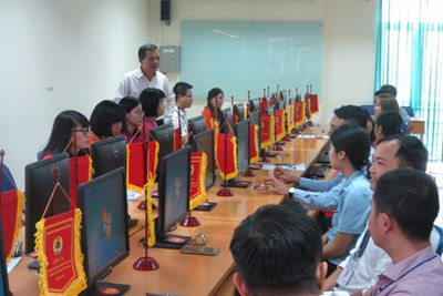 100 thí sinh dự thi ứng dụng công nghệ thông tin trong công đoàn