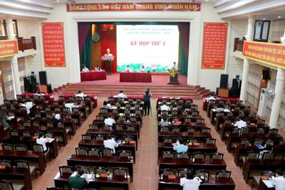 Khai mạc kỳ họp thứ 2 HĐND thị xã Sơn Tây khóa XX