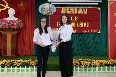 Hà Nội: 9 tháng đầu năm 2021 kết nạp hơn 6.600 đảng viên