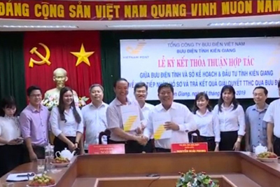 Sở Kế hoạch và Đầu tư tỉnh Kiên Giang thực hiện tốt thủ tục hành chính qua dịch vụ bưu chính công ích