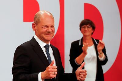 Đảng SPD mong muốn liên minh với đảng nào sau khi giành chiến thắng sát nút?