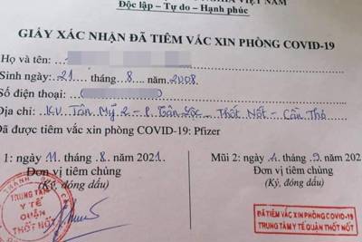 Xôn xao thông tin bé gái 13 tuổi ở Cần Thơ được tiêm 2 mũi vaccine Covid-19