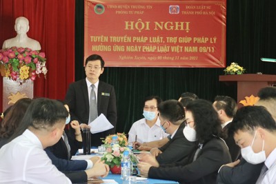 Hà Nội: Nhiều hoạt động sôi nổi hưởng ứng, lan toả tinh thần Ngày Pháp luật Việt Nam