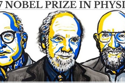 Nobel Vật lý trao cho công trình khám phá sóng hấp dẫn