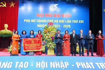 Đại hội Phụ nữ TP Hà Nội lần thứ XVI: Phát huy vai trò của phụ nữ trong sự phát triển Thủ đô