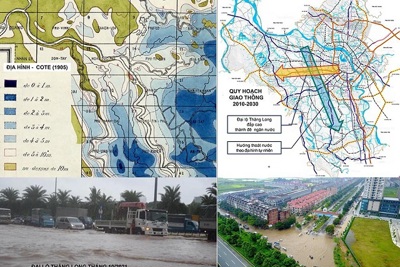 Quy hoạch thoát nước cho Thủ đô Hà Nội: Cân bằng bền vững giữa đất và nước