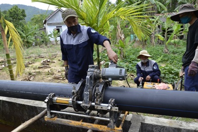 HueWACO thay thế nguồn nước cung ứng cho người dân tại huyện Phú Lộc