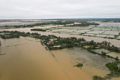 Quảng Trị: Mưa lũ gây ngập lụt nhiều khu dân cư, đường giao thông