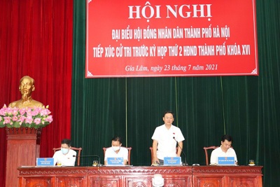 Lịch tiếp xúc cử tri của đại biểu HĐND TP Hà Nội sau kỳ họp thứ hai HĐND Thành phố khóa XVI