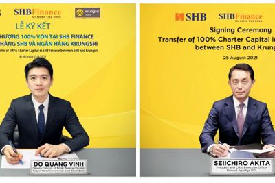SHB chuyển nhượng 100% vốn tại SHB Finance cho ngân hàng của Thái Lan