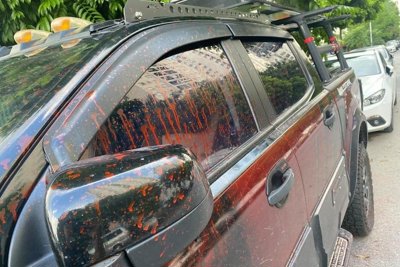 Quận Nam Từ Liêm: Nhiều ô tô bị tạt sơn trong đêm tại Khu đô thị Trung Văn