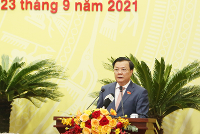 Bí thư Thành ủy Hà Nội Đinh Tiến Dũng: Phát huy tinh thần chủ động, sáng tạo, phấn đấu hoàn thành ở mức cao nhất các mục tiêu, chỉ tiêu của năm 2021