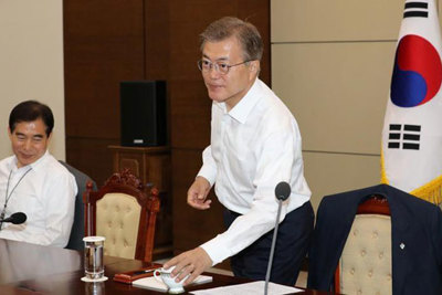 Tổng thống Hàn Quốc Moon Jae-in bổ nhiệm 5 bộ trưởng mới
