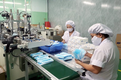 Việt Nam xuất khẩu 277,5 triệu chiếc khẩu trang y tế trong 6 tháng đầu năm 2021