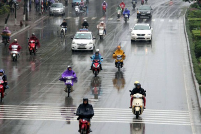Thời tiết hôm nay 5/6: Hà Nội có mưa vài nơi, nhiệt độ cao nhất 32 độ C