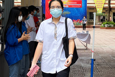 Hà Đông: Hơn 6.000 thí sinh tham dự kỳ thi lớp 10, công tác phòng chống dịch được siết chặt