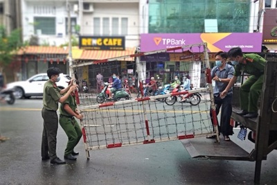 TP Hồ Chí Minh:  Phong tỏa quán cơm tấm ở quận 1 vì liên quan Covid-19