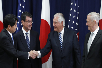 Mỹ, Nhật đẩy mạnh hợp tác quốc phòng đối phó mối đe dọa từ Triều Tiên
